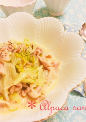 油不使用＊レタスと豚バラのマヨネーズ炒め-レシピのメイン写真