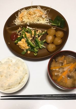 野菜を食べる一人暮らしワンプレートごはん-レシピのメイン写真
