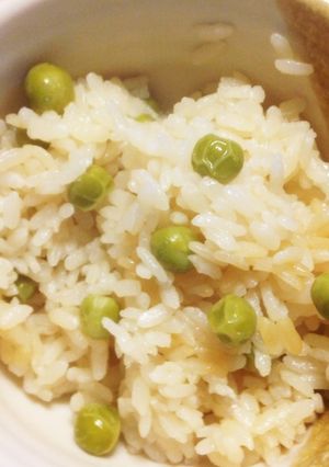 豆ご飯^_^寝る前準備で朝炊き上がり！-レシピのメイン写真