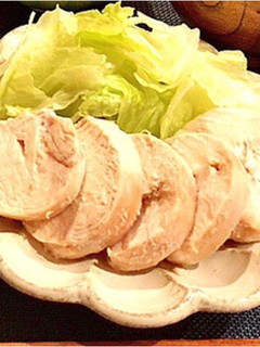 鶏むね肉でヘルシー!簡単!塩麹 鶏ハム♩-レシピのメイン写真