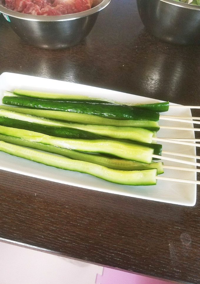 夏の定番‼浅漬けきゅうり串-レシピのメイン写真