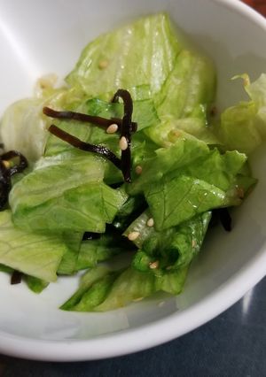 やみつき塩こぶレタス-レシピのメイン写真