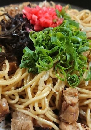 驚愕レシピNo.4アベさんの焼きラーメン-レシピのメイン写真