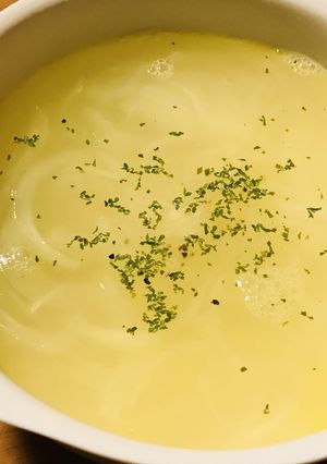 炒めて煮る☆鶏がらオニオンスープ-レシピのメイン写真