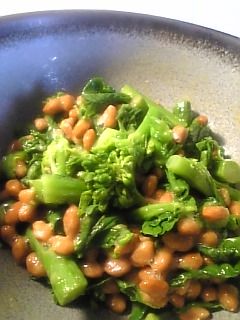 菜の花のからし納豆和え-レシピのメイン写真