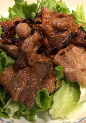 タレ付き焼肉が絶品に!魚焼きグリル使用。-レシピのメイン写真