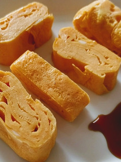 甘い卵焼きの食べ方⭐生姜醤油付けて食べる-レシピのメイン写真
