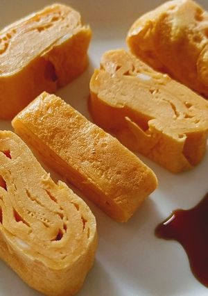 甘い卵焼きの食べ方⭐生姜醤油付けて食べる-レシピのメイン写真