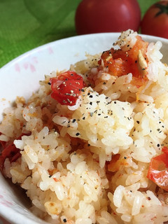 簡単美味♡ツナとトマトの白だしご飯-レシピのメイン写真