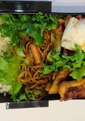 男子高校生お弁当★10日目★鶏照り焼き-レシピのメイン写真