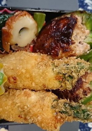 高校息子の男子弁当 ピーマンの肉詰め-レシピのメイン写真