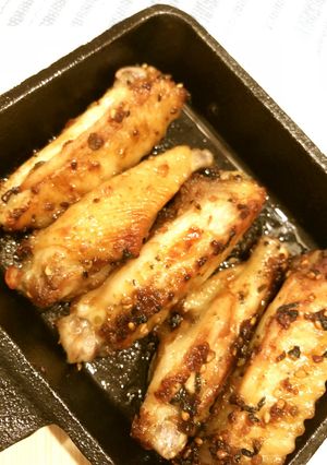 スキレットで旨チキン★キューちゃん風味-レシピのメイン写真