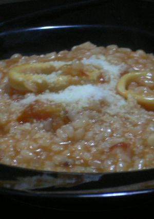パパの作るイカとトマトのリゾット-レシピのメイン写真
