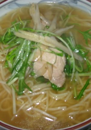 旬の水菜＆豚＆ゴボウのハリハリラーメン-レシピのメイン写真