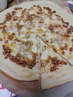 納豆ピザ-レシピのメイン写真