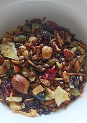贅沢すぎる！発芽玄米グラノーラ(^^)v-レシピのメイン写真