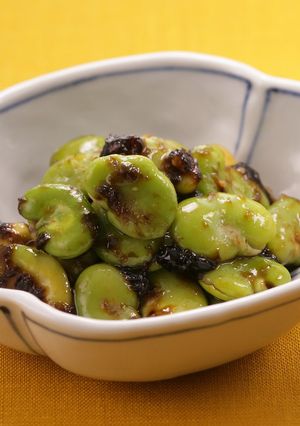 旬！そら豆の海苔佃煮あえ【レンジで2分】-レシピのメイン写真