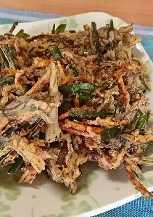 もずくと鯖缶のかき揚げ-レシピのメイン写真