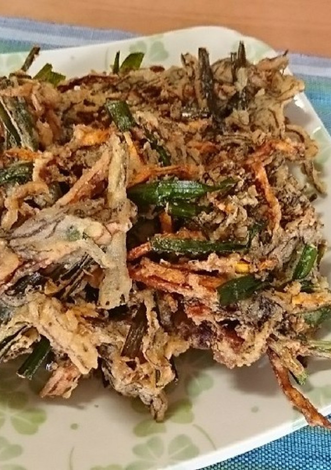 もずくと鯖缶のかき揚げ-レシピのメイン写真