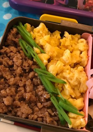お弁当に鶏そぼろ♪-レシピのメイン写真