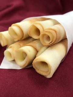 ドルチェ☆母の日に♪卵白1個で!花ラング-レシピのメイン写真
