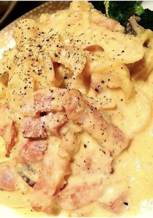 誰でも簡単に☆濃厚 本格カルボナーラ-レシピのメイン写真