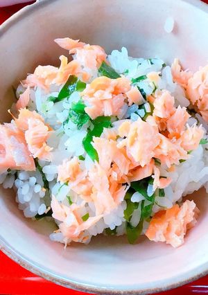 ハズレなし鮭ワカメご飯-レシピのメイン写真