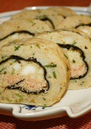 簡単♪お弁当に！レンジde鶏ひき肉のり巻-レシピのメイン写真