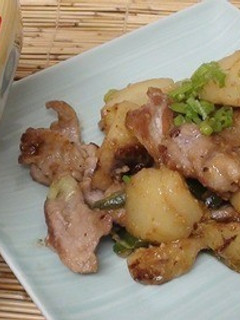 ジャガイモと、豚肉の味噌和え-レシピのメイン写真
