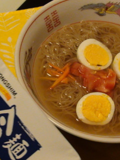 ビビン冷麺 de デコ-レシピのメイン写真