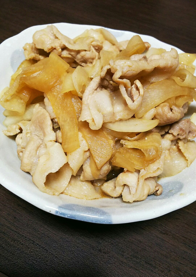 ♡豚肉と大根の甘辛炒め♡-レシピのメイン写真
