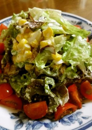 レタスたっぷりサラダ♪-レシピのメイン写真