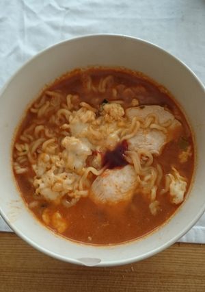 辛ラーメン タッカルビ風-レシピのメイン写真