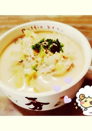 マクロビ☆キャベツのピリ辛スープ-レシピのメイン写真