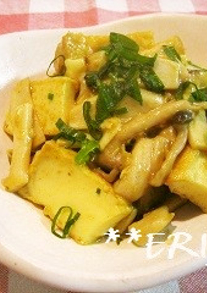 厚揚げときのこのカレー煮～♪♪-レシピのメイン写真