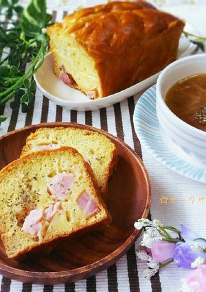 HMで簡単♥たっぷり玉ねぎのケークサレ-レシピのメイン写真