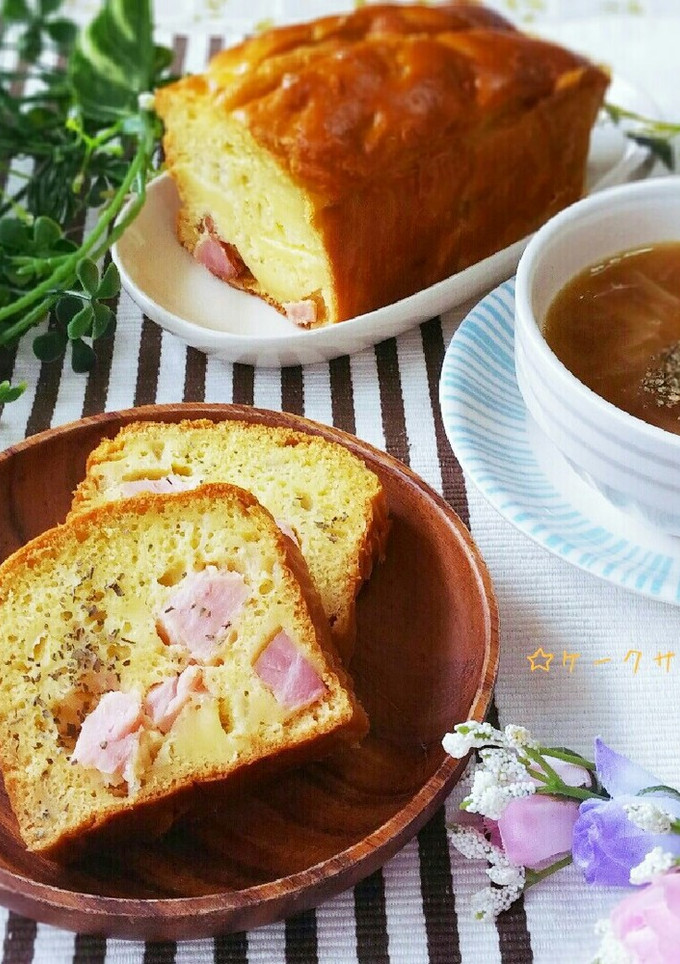 HMで簡単♥たっぷり玉ねぎのケークサレ-レシピのメイン写真