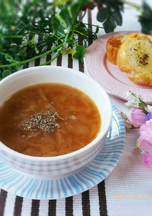 ♥たっぷり玉ねぎのオニオンスープ♥-レシピのメイン写真
