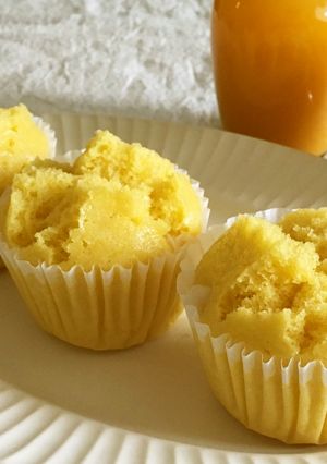 簡単♪フルーツ蒸しパン（ＨＭ使用）-レシピのメイン写真