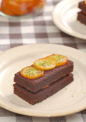さわやか♪金柑のチョコレートケーキサンド-レシピのメイン写真