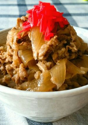 簡単なのにうま～い♡美味しい牛丼♡-レシピのメイン写真