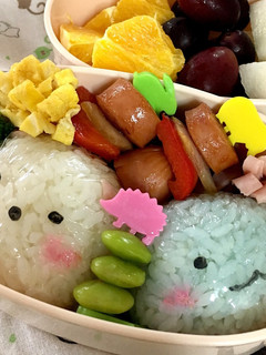 海苔切らず簡単!すみっコぐらしキャラ弁-レシピのメイン写真