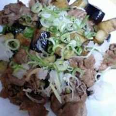 茄子と豚肉のおろし炒め-レシピのメイン写真