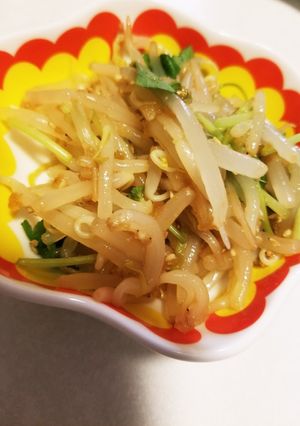 ヘルシーダイエット梅おろし薬味もやし和え-レシピのメイン写真
