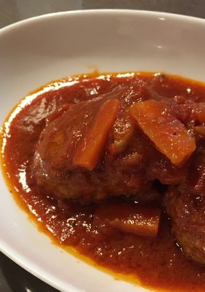 コクあり★お豆腐煮込みハンバーグ-レシピのメイン写真