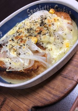 手抜きのコーンスープグラタン-レシピのメイン写真