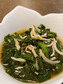 ニラとしらすの煮びたし-レシピのメイン写真