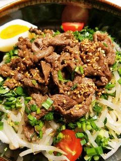 焼肉のっけうどん-レシピのメイン写真