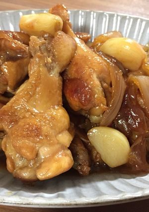 手羽のコクうま黒酢煮-レシピのメイン写真