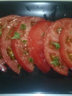 冷やしトマト こんな味付けがあったか！！簡単過ぎて